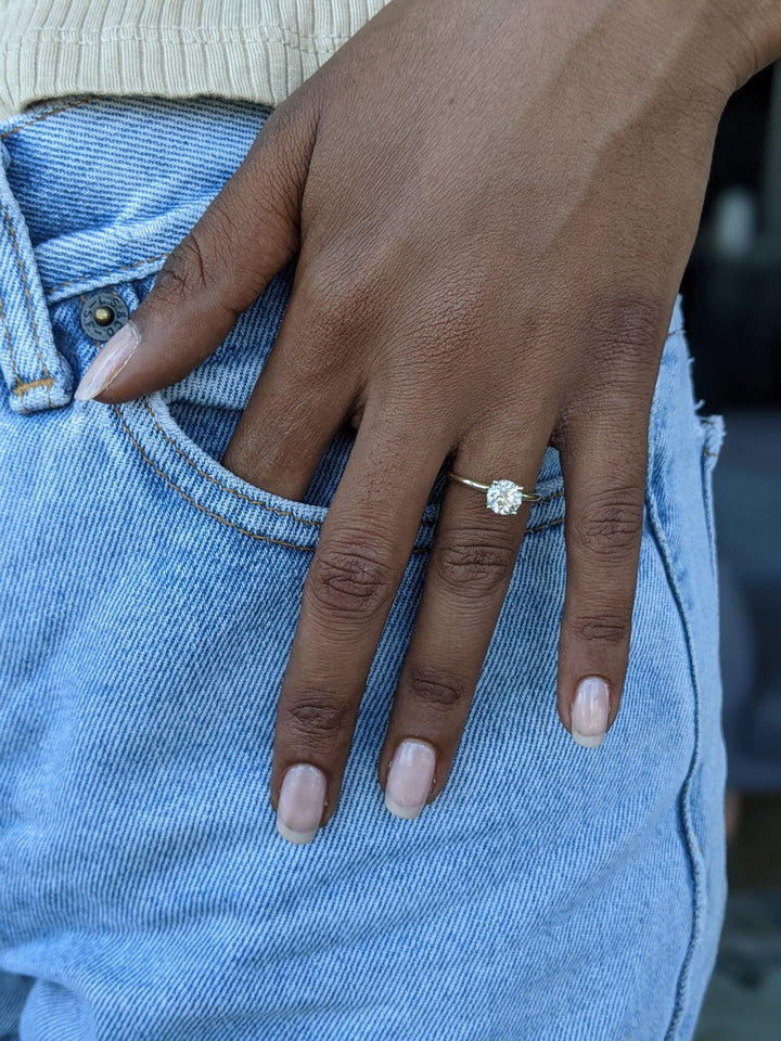 timeless engagement ring, modern engagement ring, contemporary engagement ring, bridal ring, proposal ring, handcrafted engagement ring, luxury bridal ring, wedding ring style