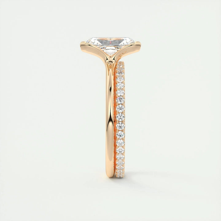2ct Radiant F - VS1 Lab Grown Diamond Solitaire Engagement Ring - Doozy Diamonds