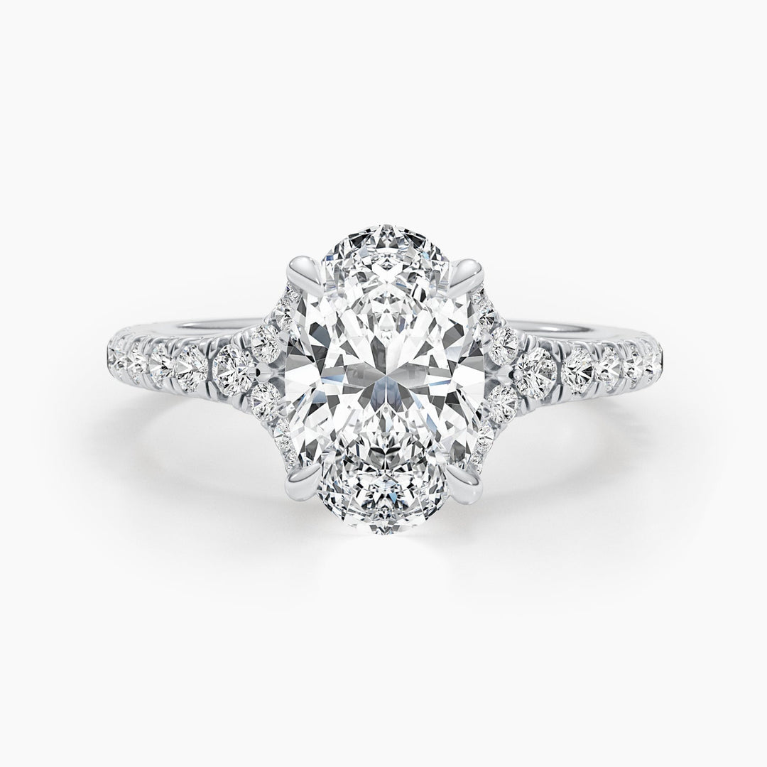 premium oval bridal jewelry,