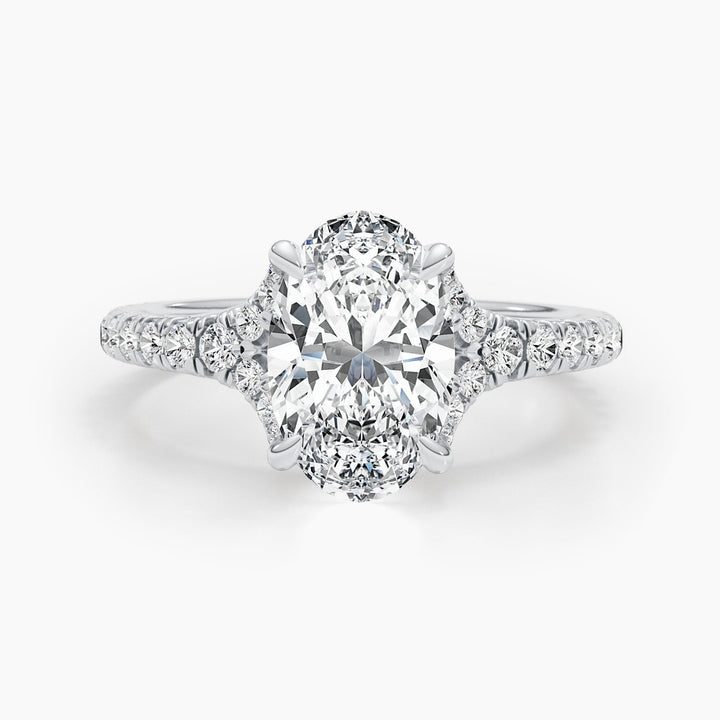 premium oval bridal jewelry,