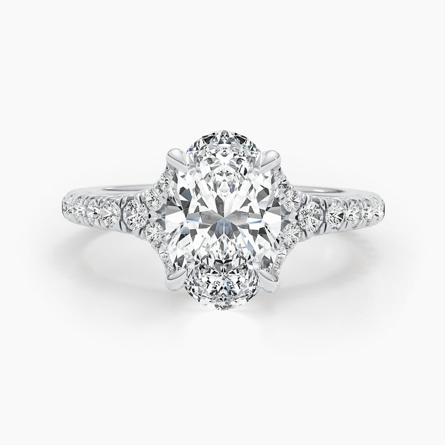premium oval bridal jewelry,